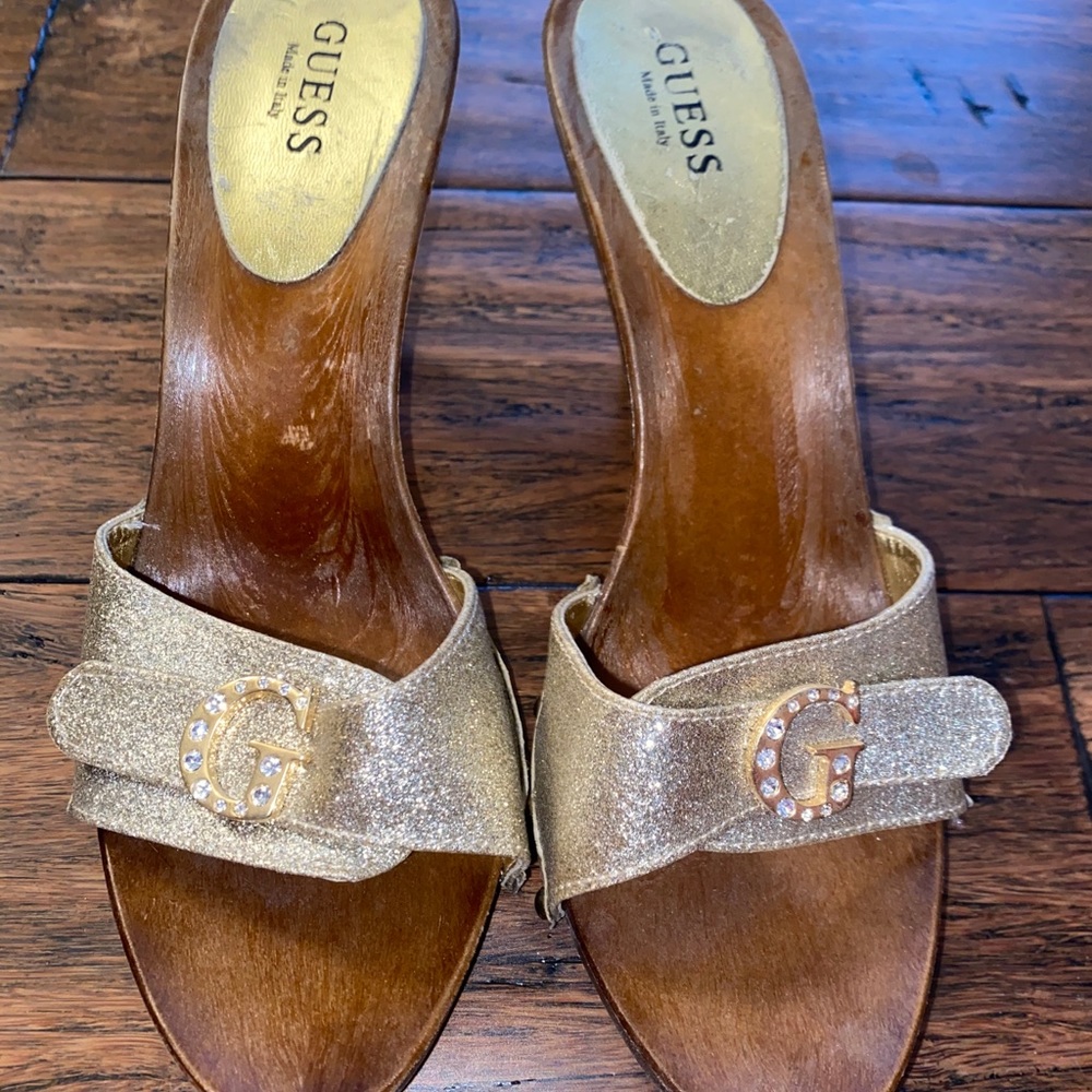 Guess wooden heels